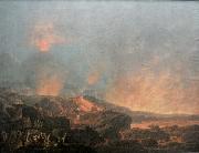Carlo Bonavia Eruption of the Vesuvius France oil painting artist